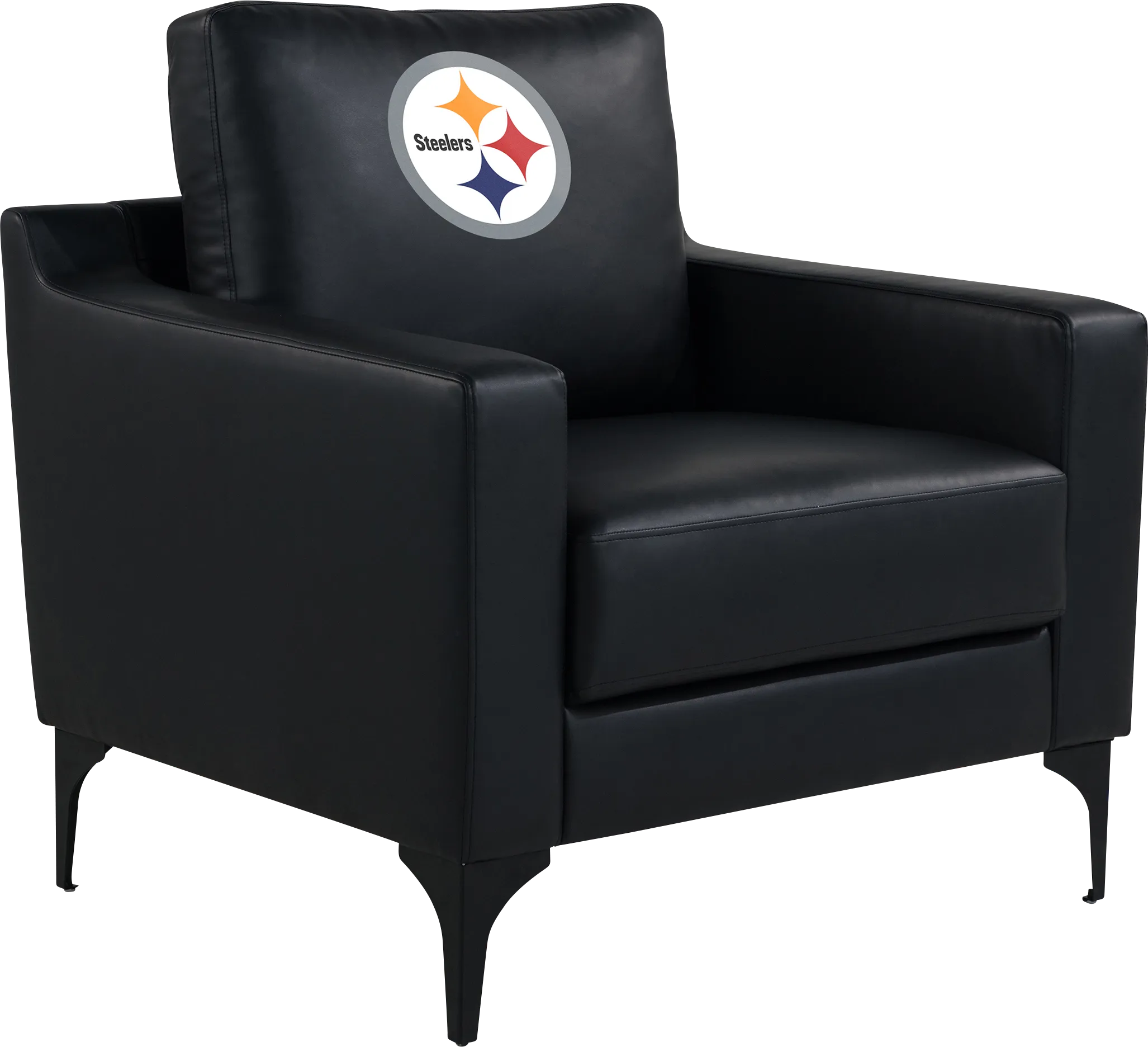 Pittsburgh Steelers Black Accent Chair
