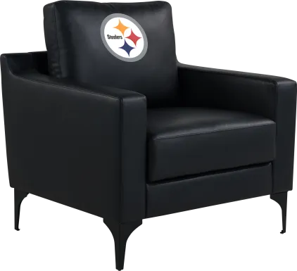 Pittsburgh Steelers Black Accent Chair