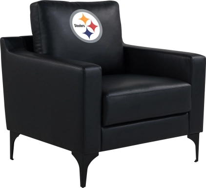 Pittsburgh Steelers Black Accent Chair