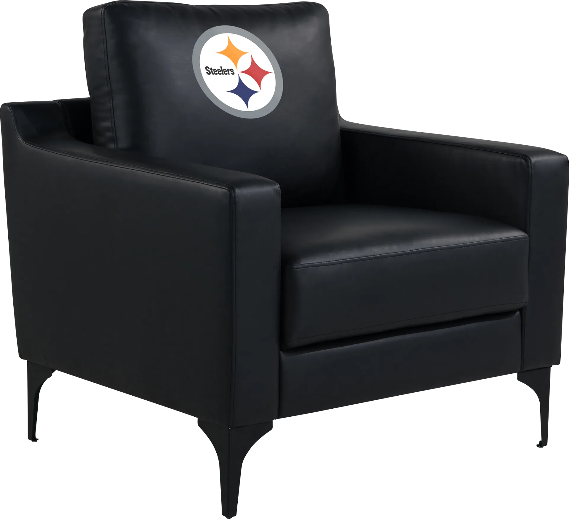 Pittsburgh Steelers Black Accent Chair - Image 1