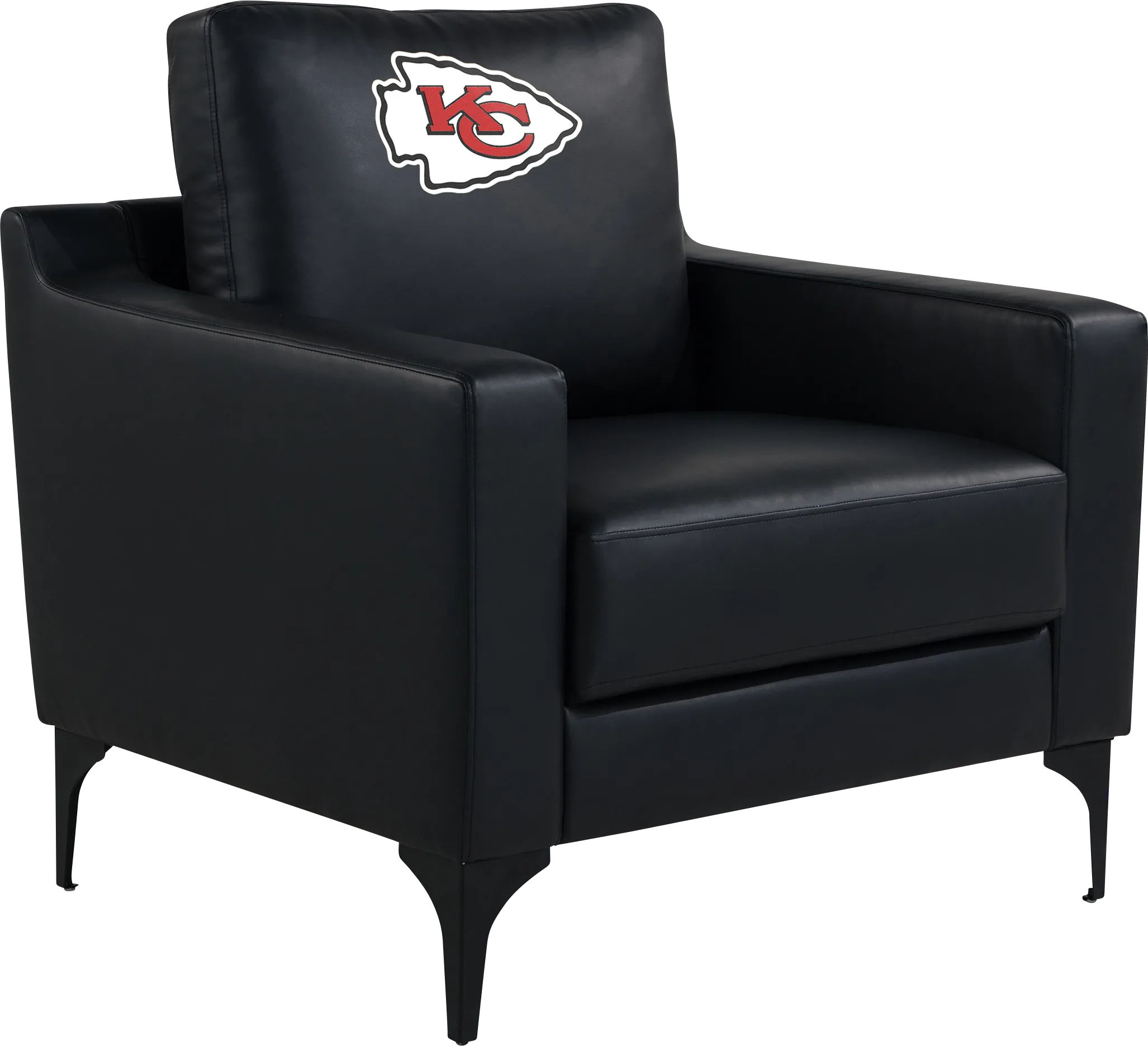 Kansas City Chiefs Black Accent Chair