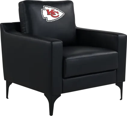 Kansas City Chiefs Black Accent Chair