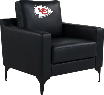 Kansas City Chiefs Black Accent Chair