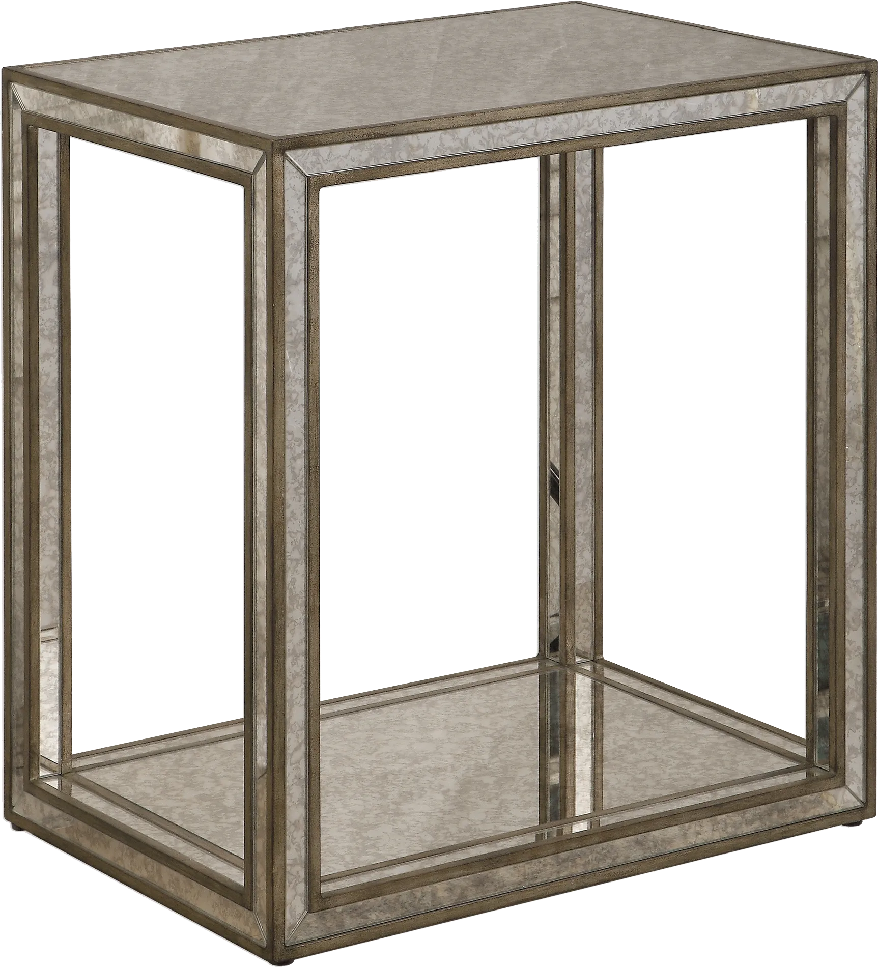 Jessilee Gold End Table - Image 1