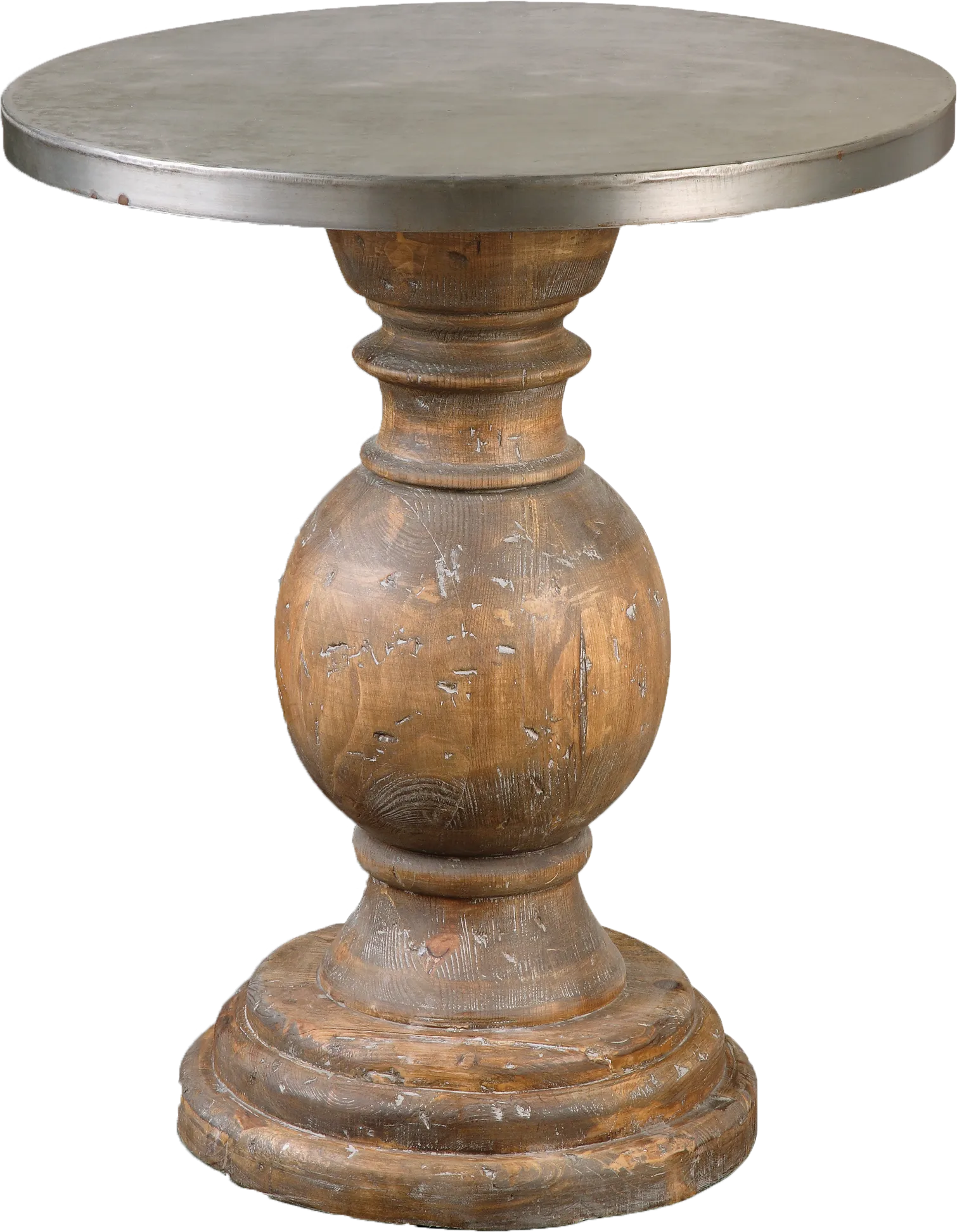 Bendye Silver Accent Table