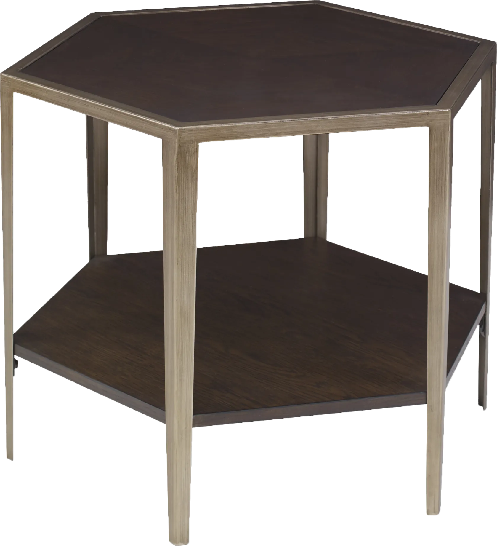 Amberset Brown Accent Table - Image 1