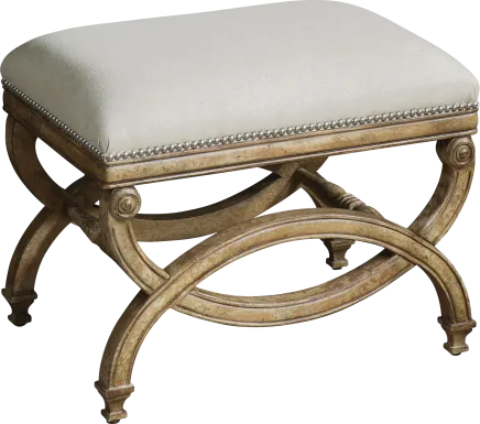 Kinzalow Linen Accent Bench