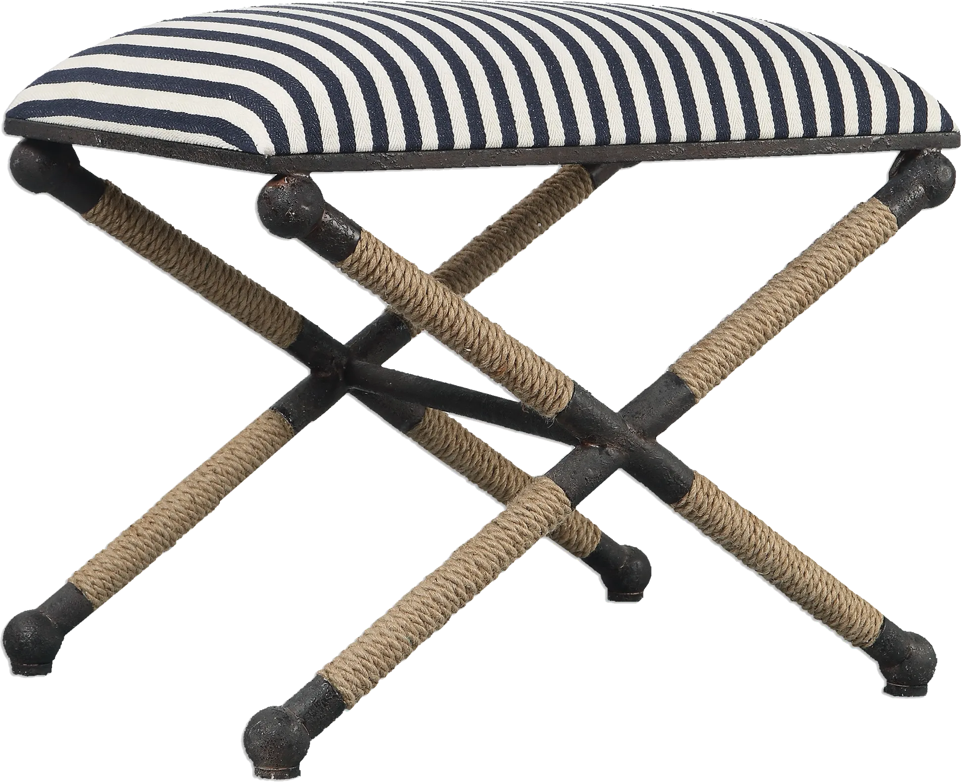 Belsfield Navy Accent Bench - Thumbnail - Image 1