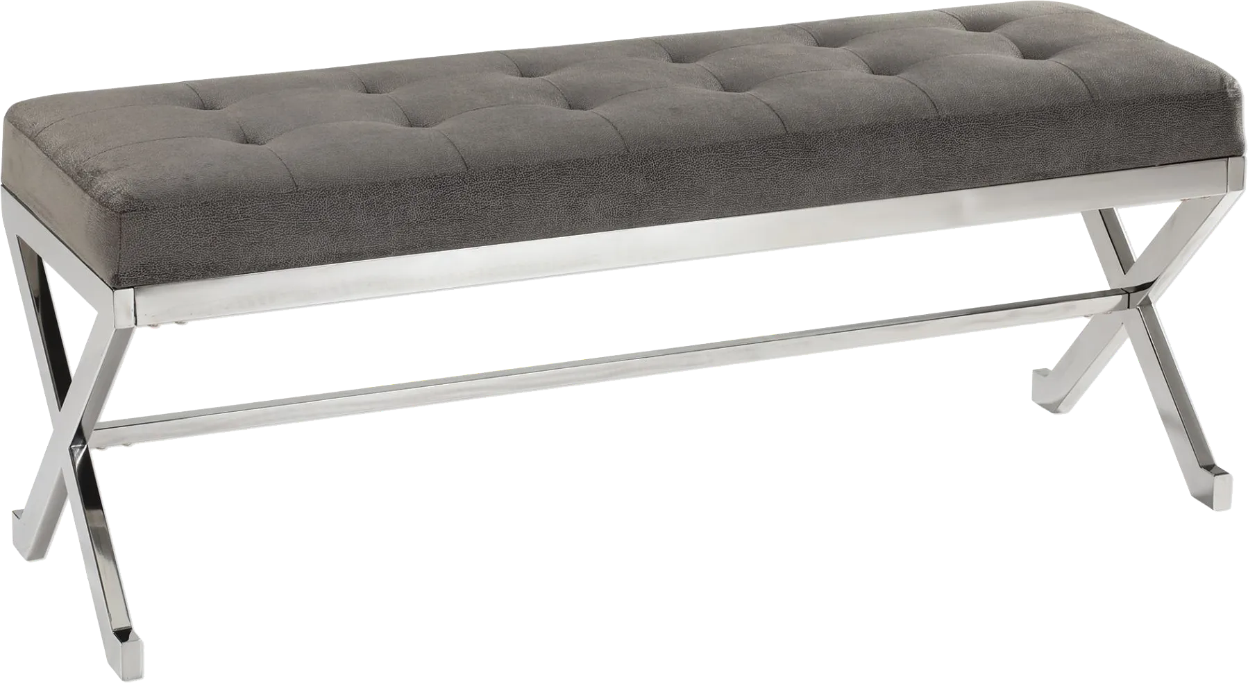 Calthorpe Gray Accent Bench - Thumbnail - Image 1