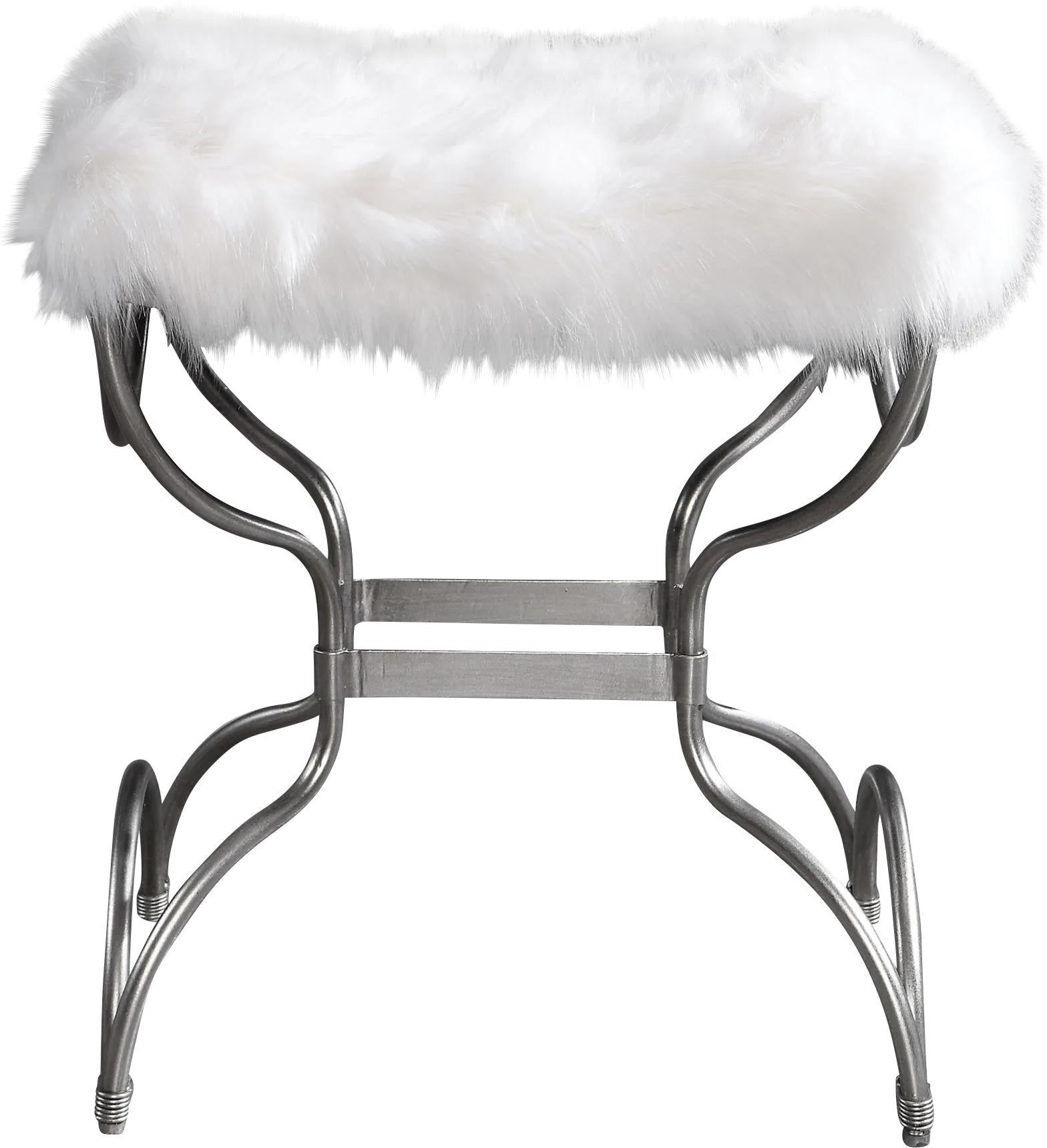 Catlett White Accent Bench - Image 1