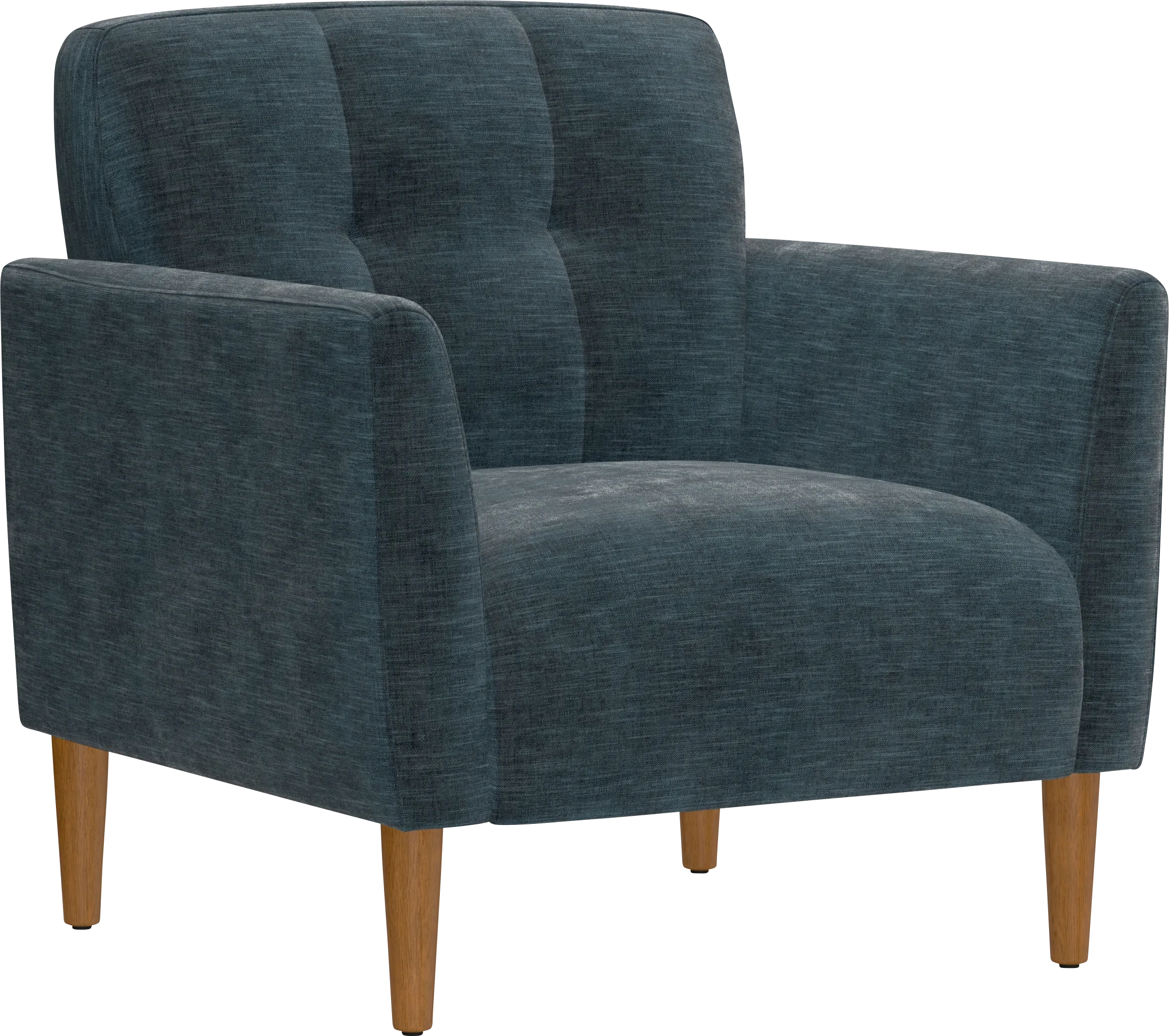 Voana Blue Accent Chair - Thumbnail - Image 1