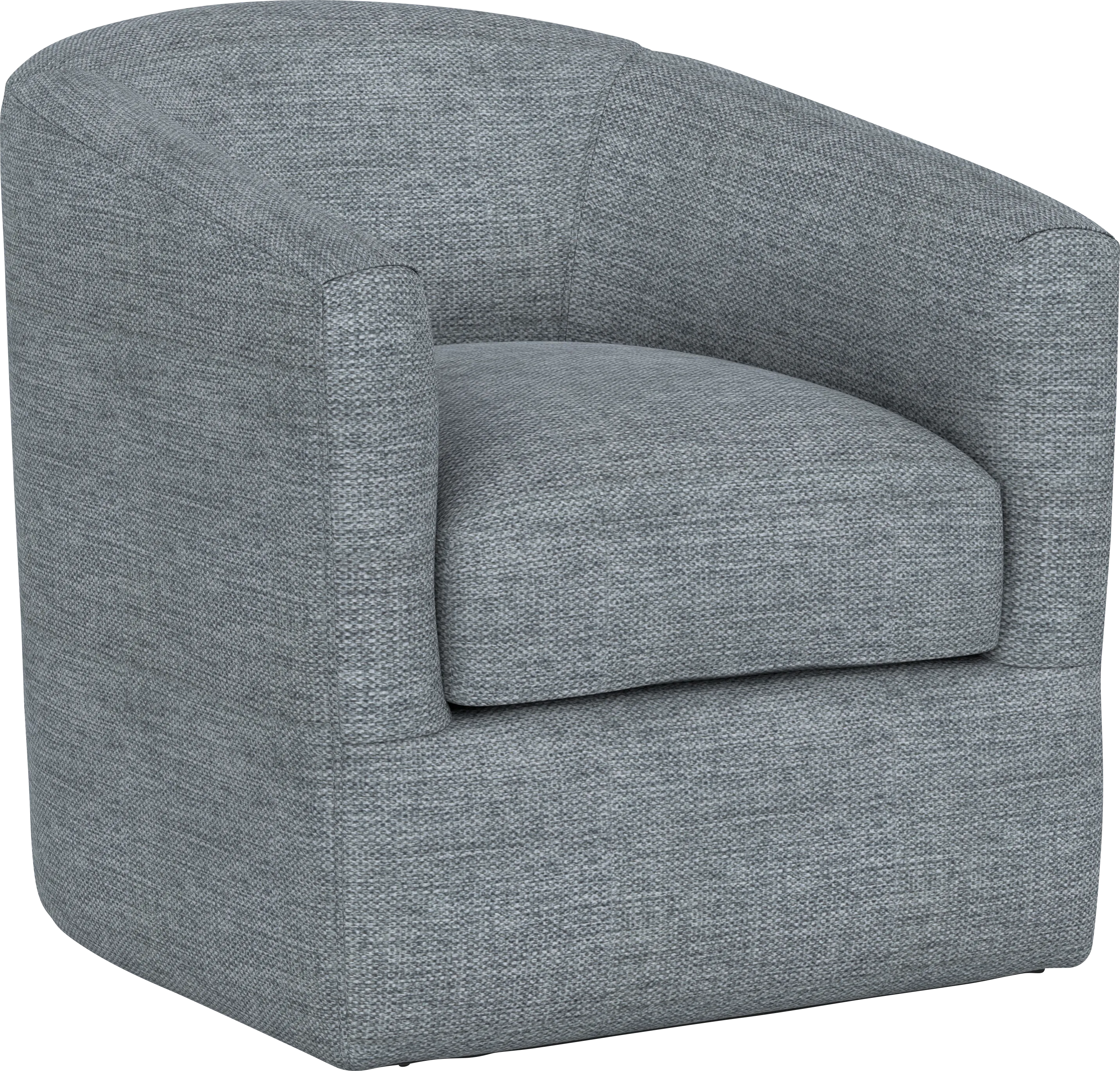 Naoke I Gray Swivel Accent Chair