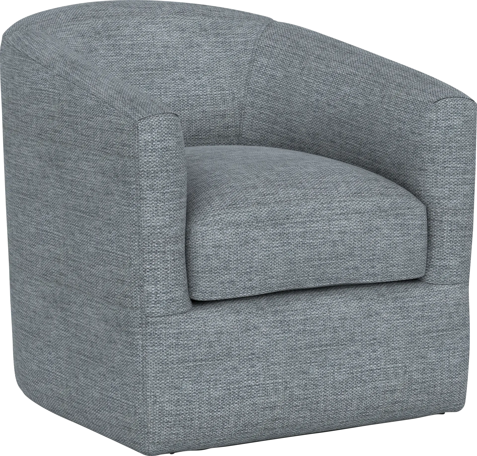 Naoke I Gray Swivel Accent Chair