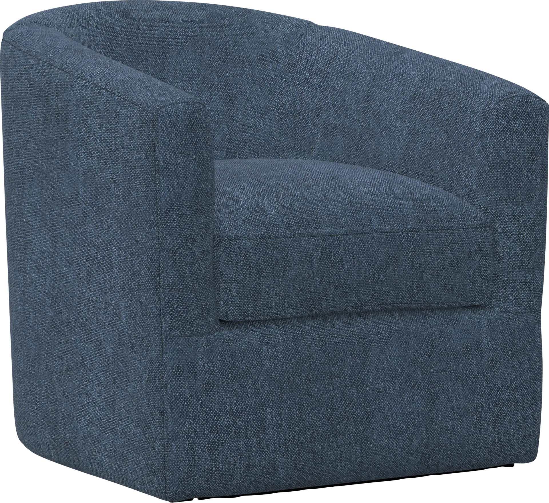 Naoke I Blue Swivel Accent Chair - Image 1