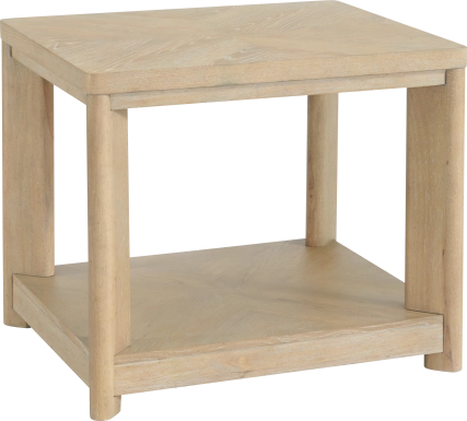 Hasia Beige End Table