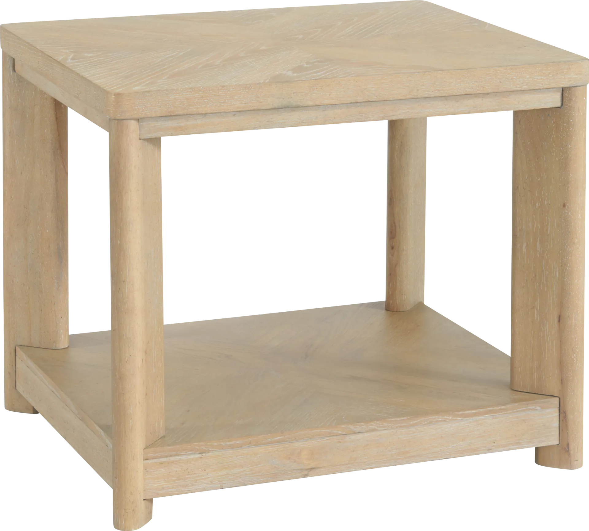 Hasia Beige End Table - Image 1