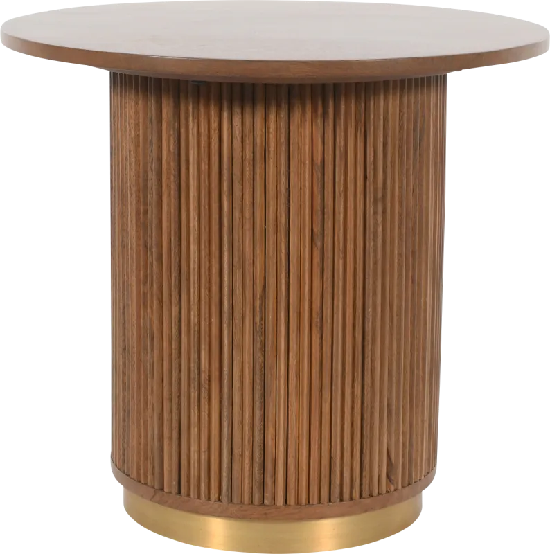 Gabre II Brown Accent Table