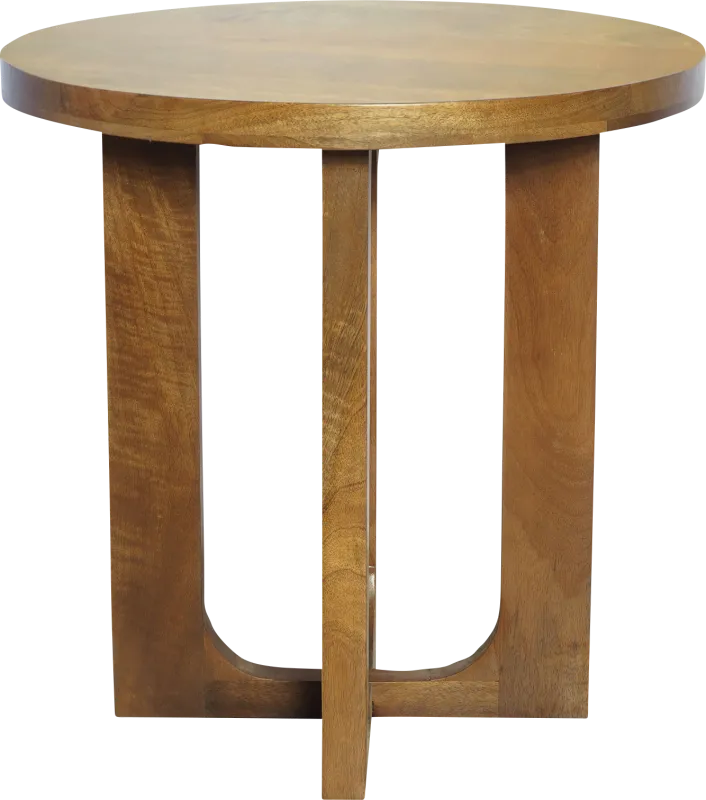 Dawro Brown Accent Table
