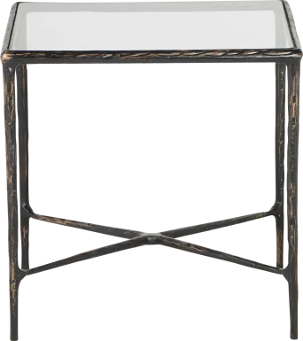 Abeia I Black Accent Table