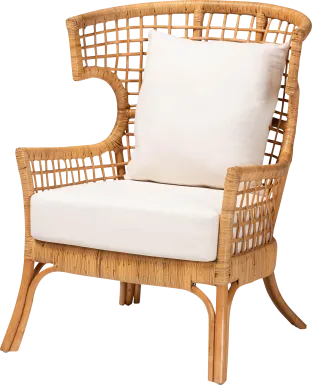 Shellbark Light Brown Accent Chair
