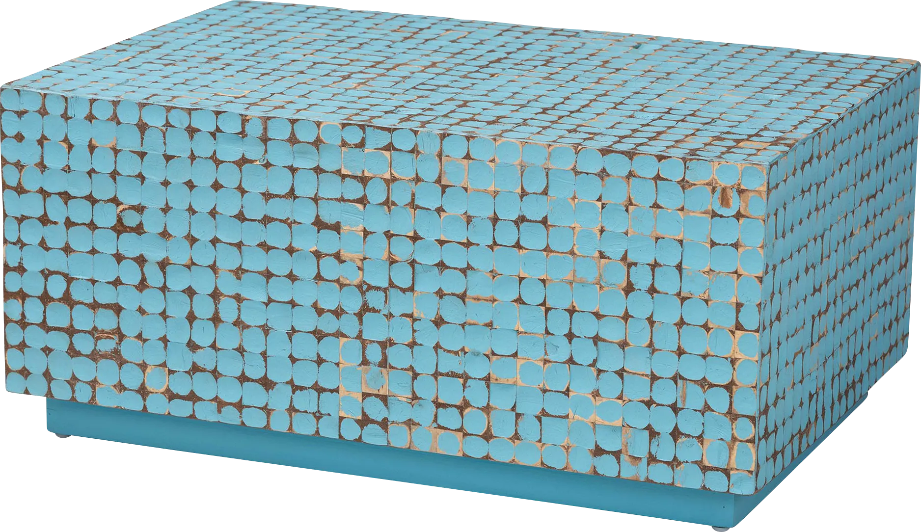 Grannery Blue Cocktail Table - Thumbnail - Image 1