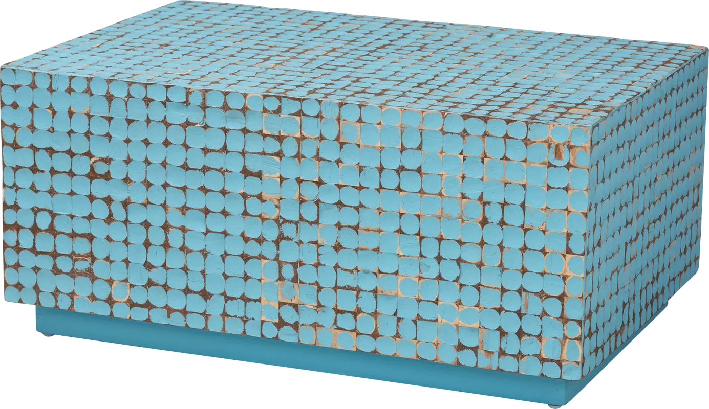 Grannery Blue Cocktail Table
