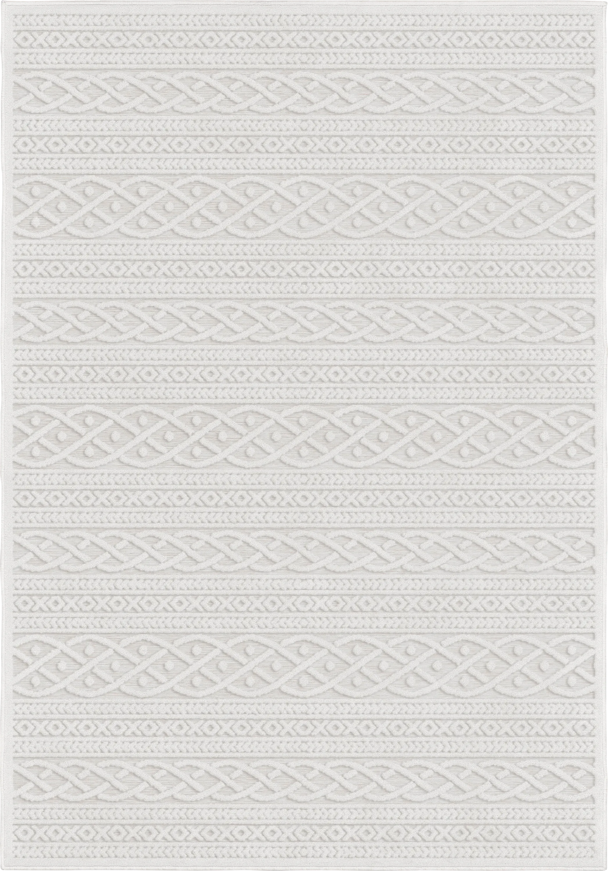 Tisya Ivory 7'9 x 10'10 Indoor/Outdoor Rug - Image 1