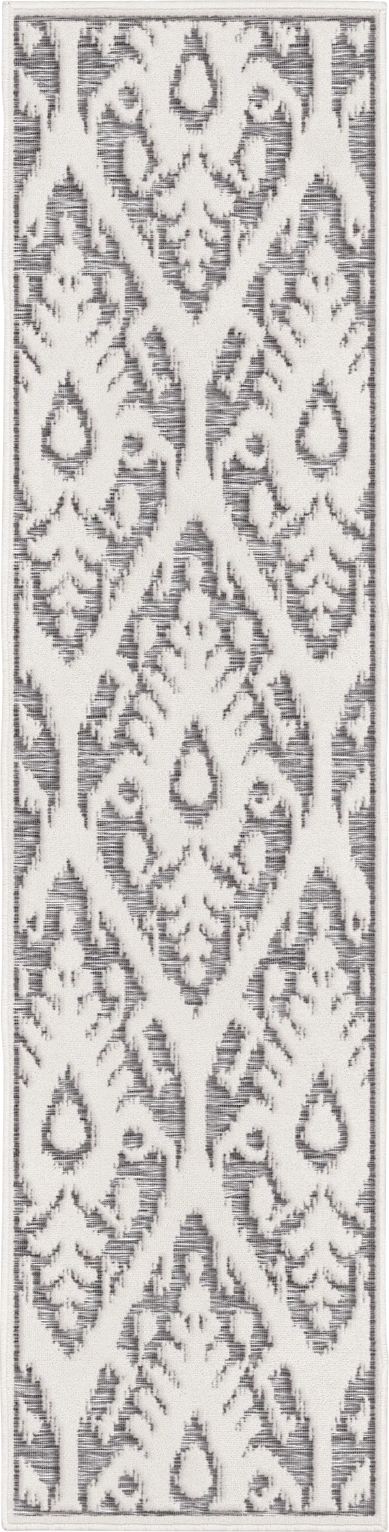 Andena Gray 1'11 x 7'6 Indoor/Outdoor Runner Rug - Image 1