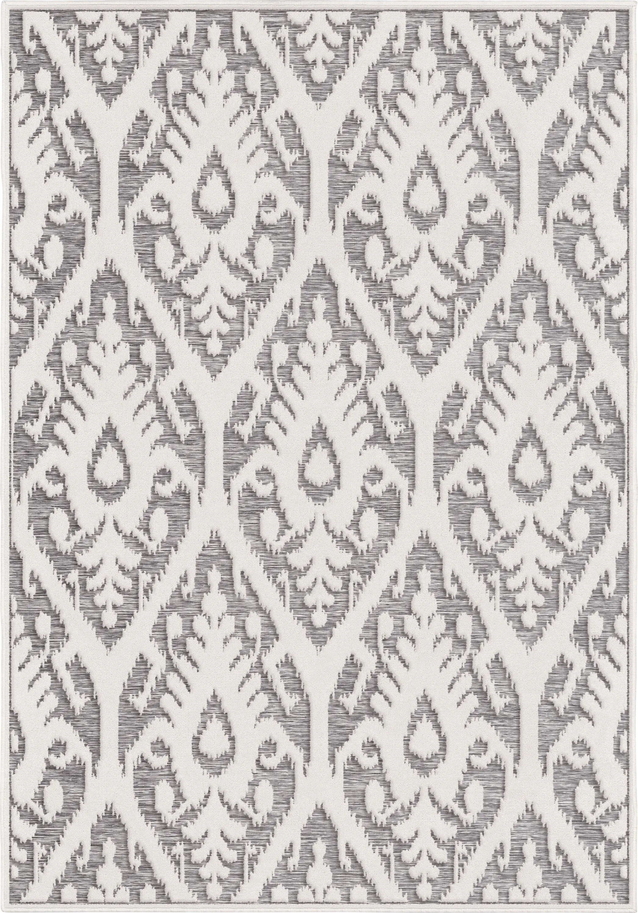 Andena Gray 7'9 x 10'10 Indoor/Outdoor Rug - Thumbnail - Image 1