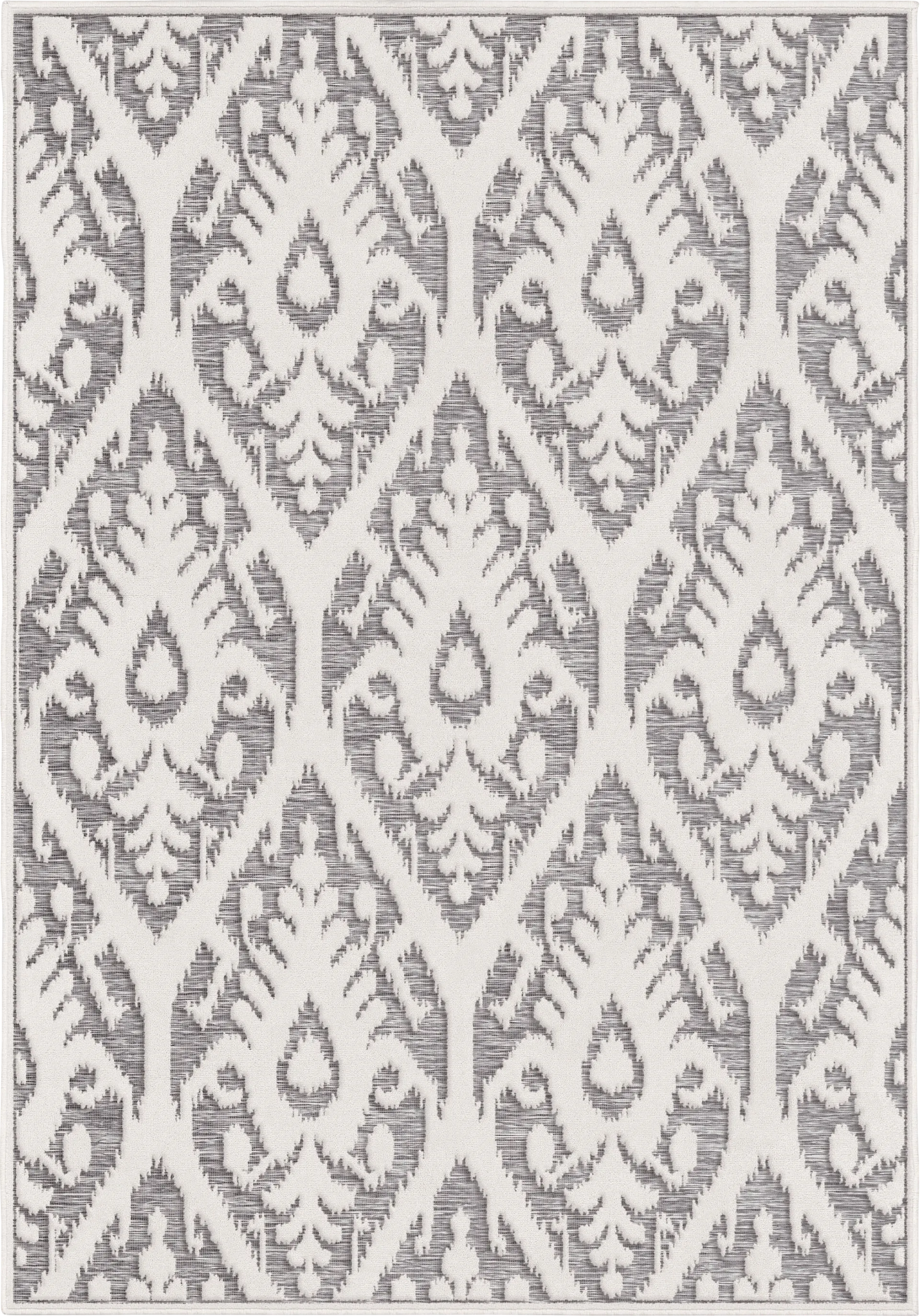 Andena Gray 7'9 x 10'10 Indoor/Outdoor Rug - Image 1