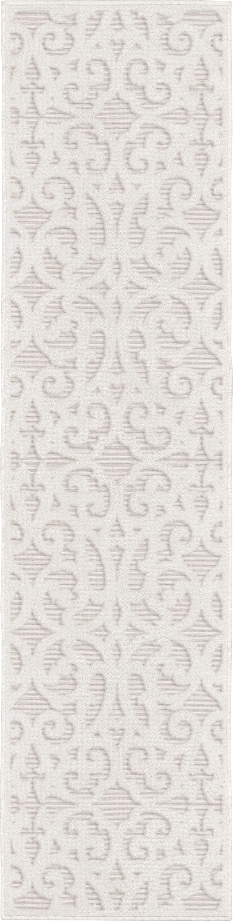 Andrei Off-White 1'11 x 7'6 Indoor/Outdoor Runner Rug - Image 1