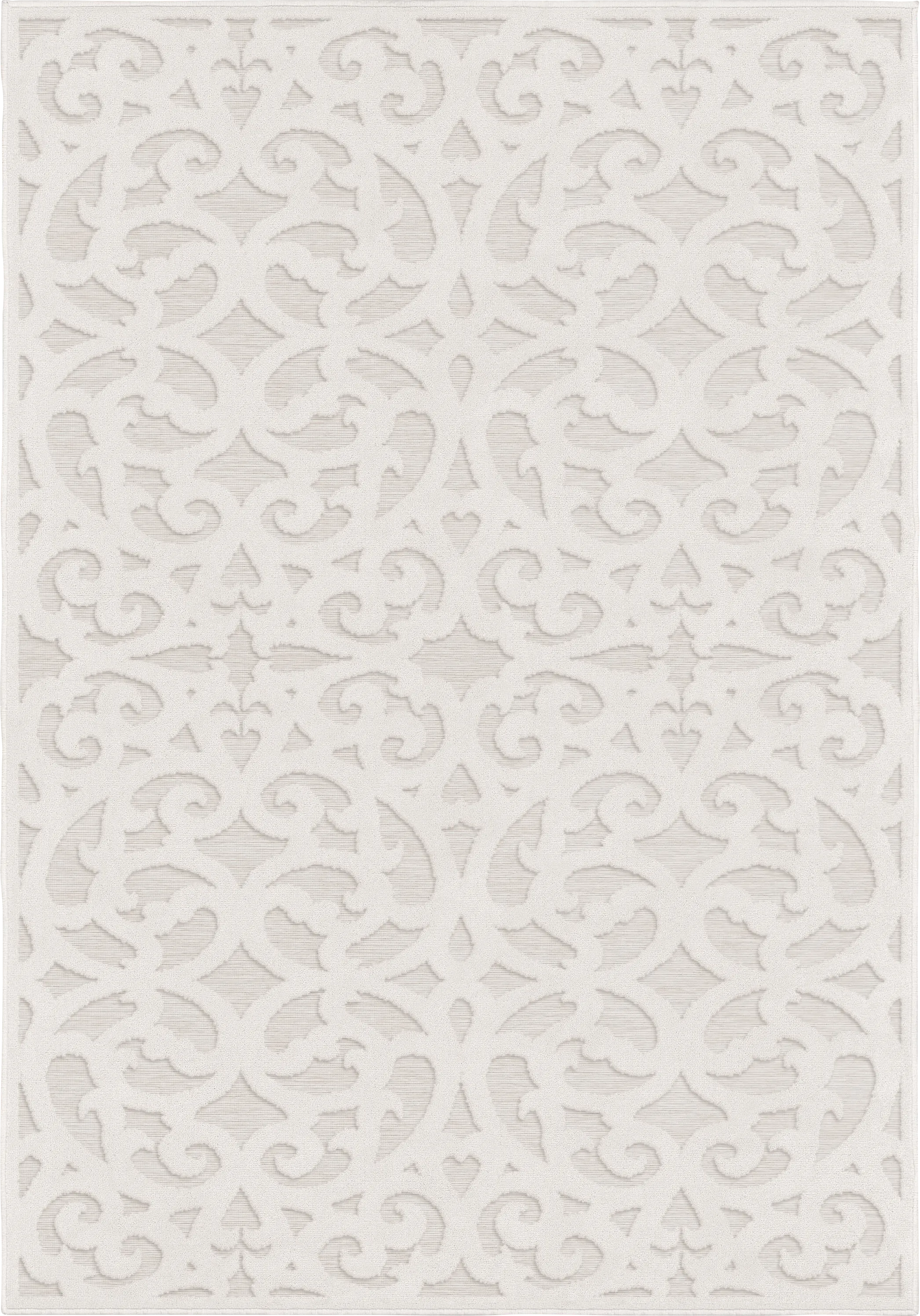 Andrei Off-White 7'9 x 10'10 Indoor/Outdoor Rug - Image 1