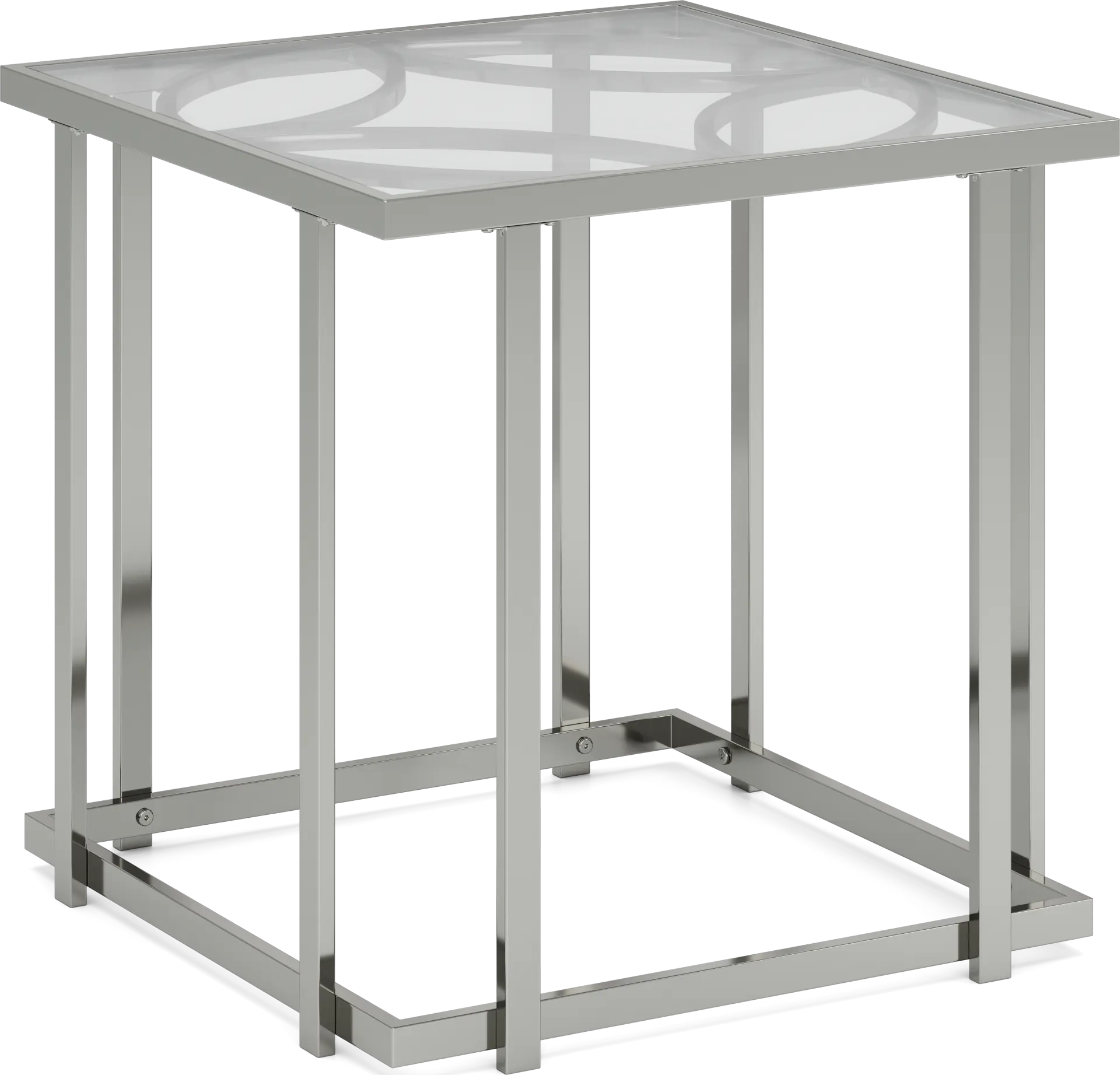 Nadine Silver End Table