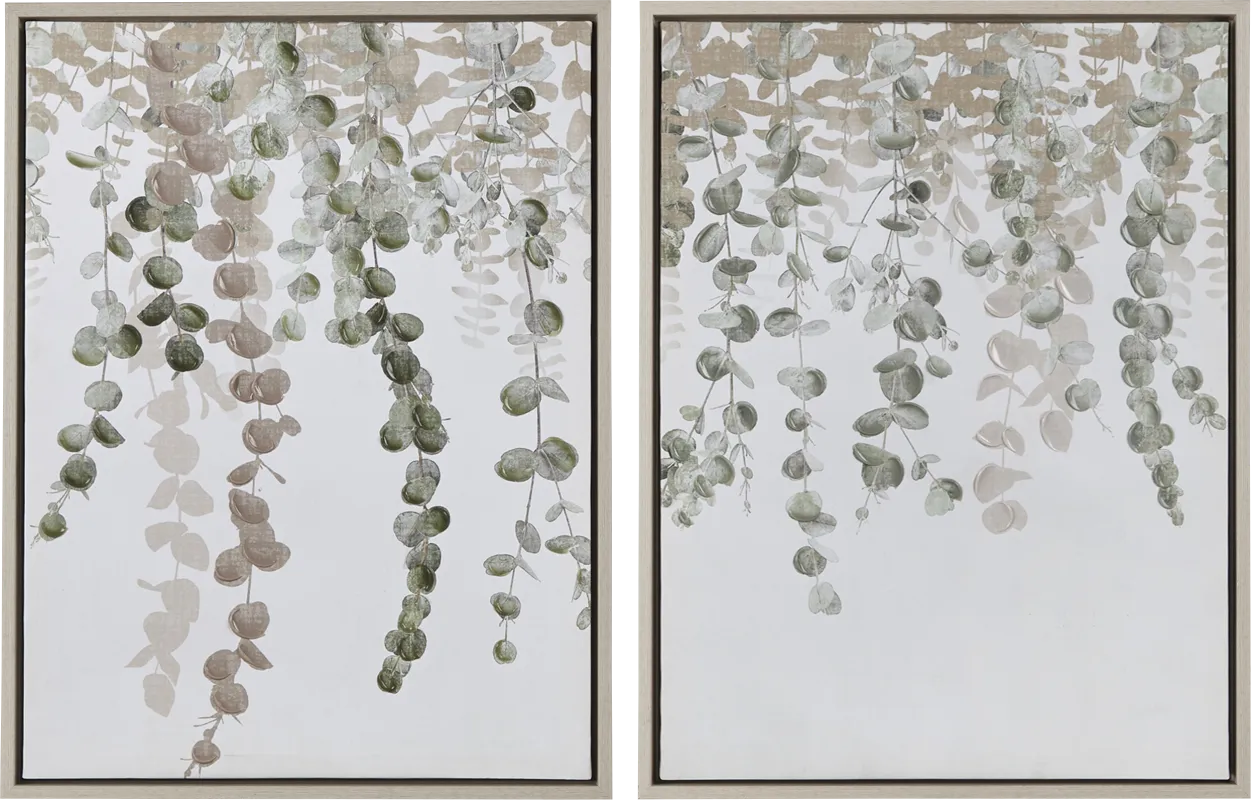 Kabedi Green Wall Decor, Set of 2