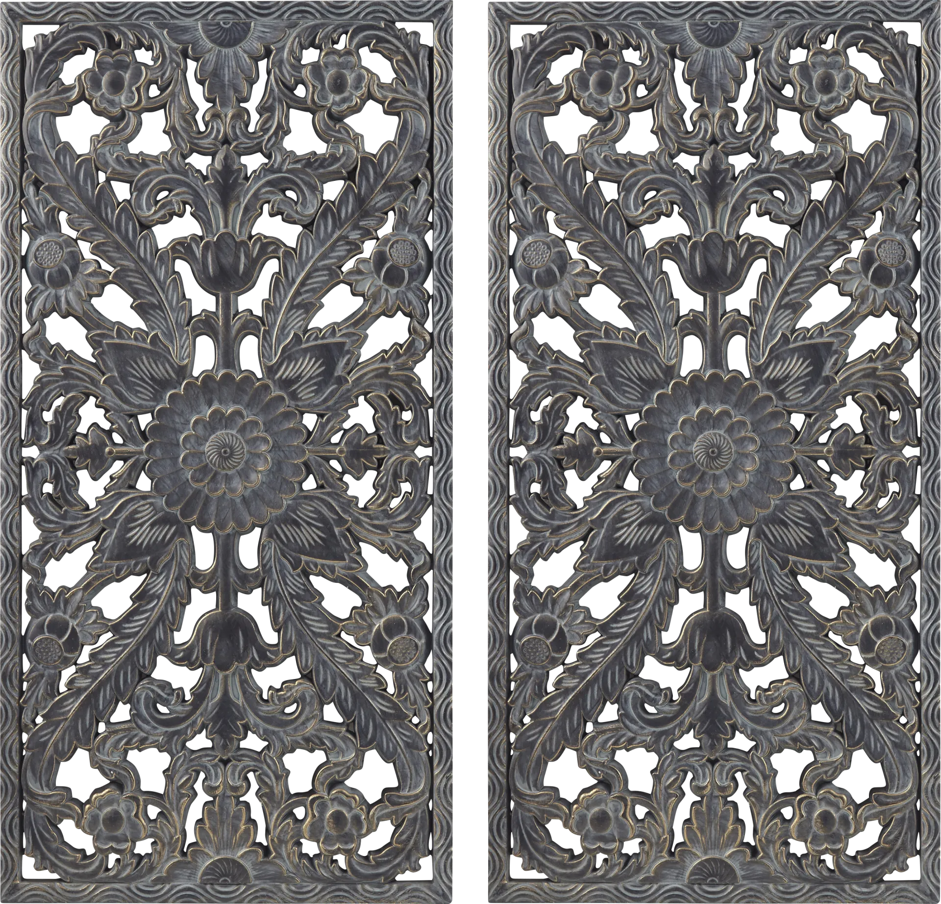 Brightway Blue Wall Decor, Set of 2 - Image 1