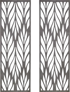 Lunaave Gray Wall Decor, Set of 2