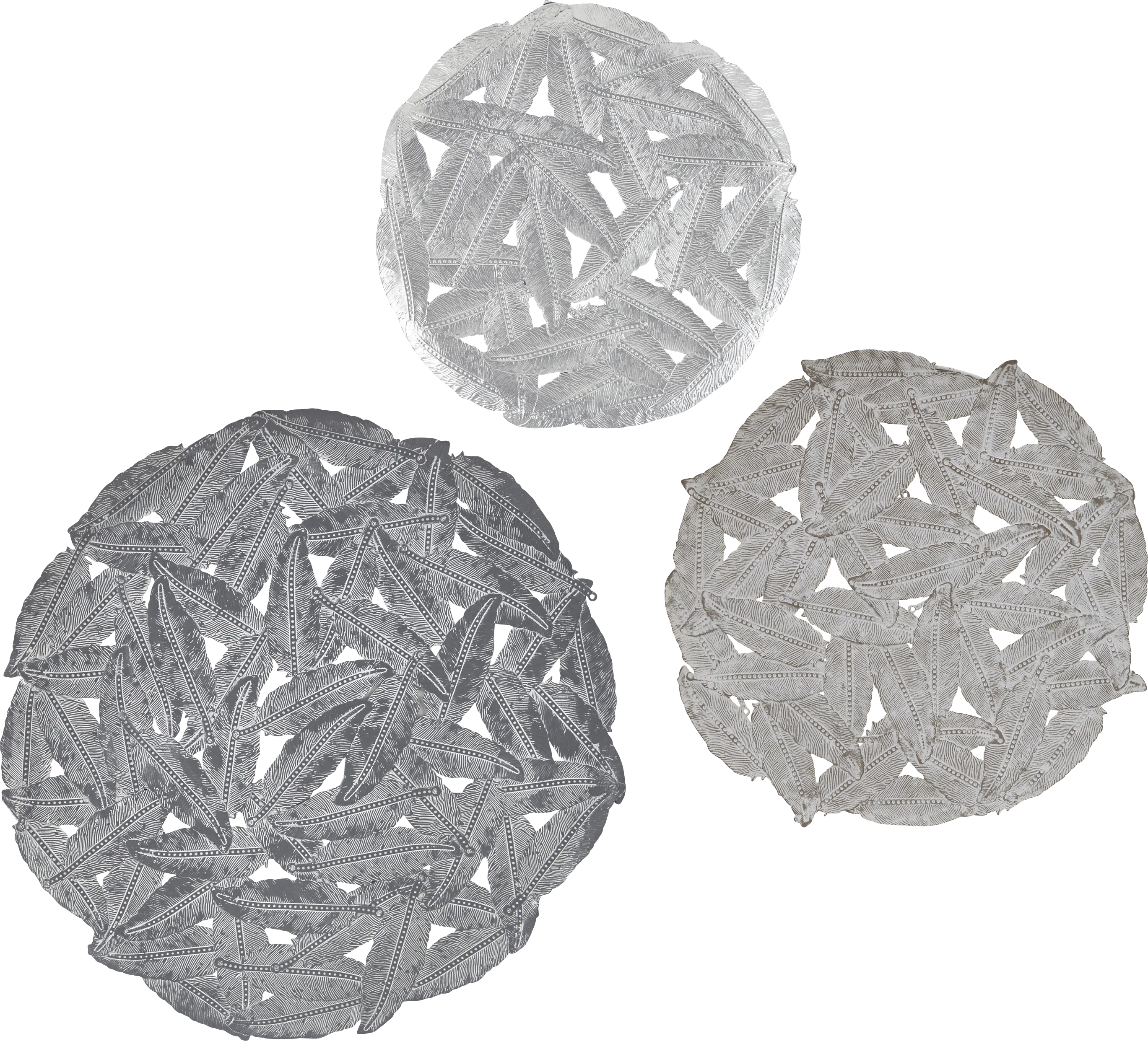 Sunnyroute Gray Wall Decor, Set of 3