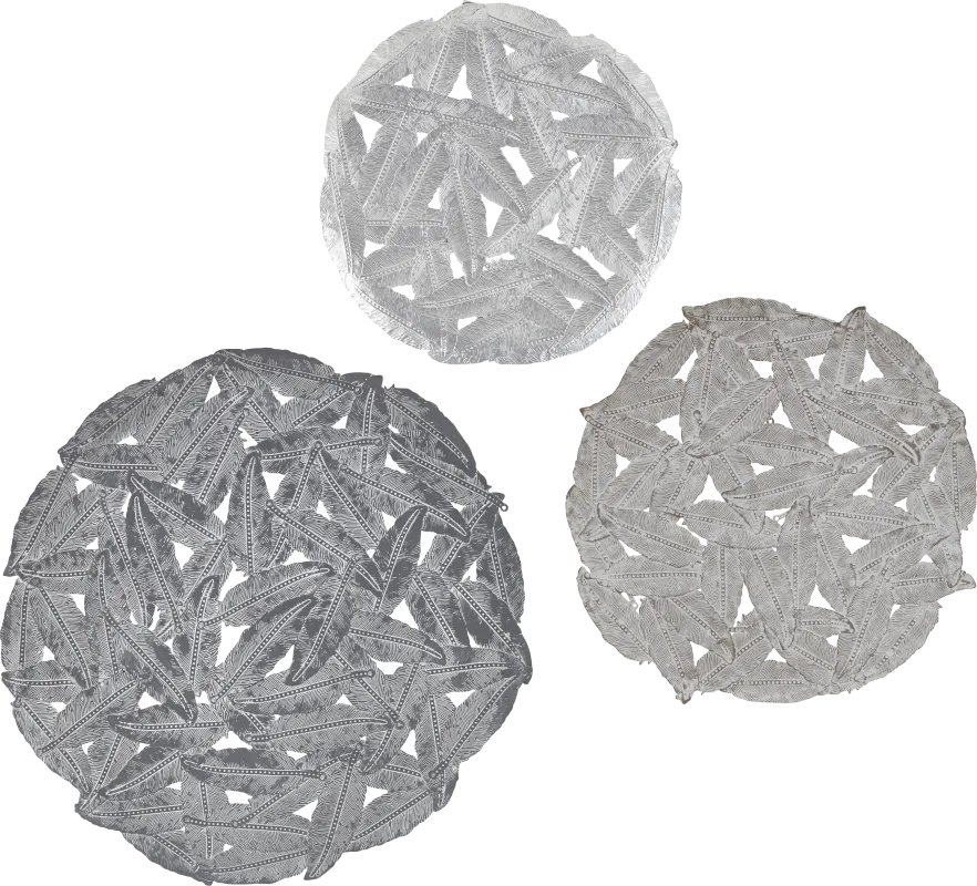 Sunnyroute Gray Wall Decor, Set of 3