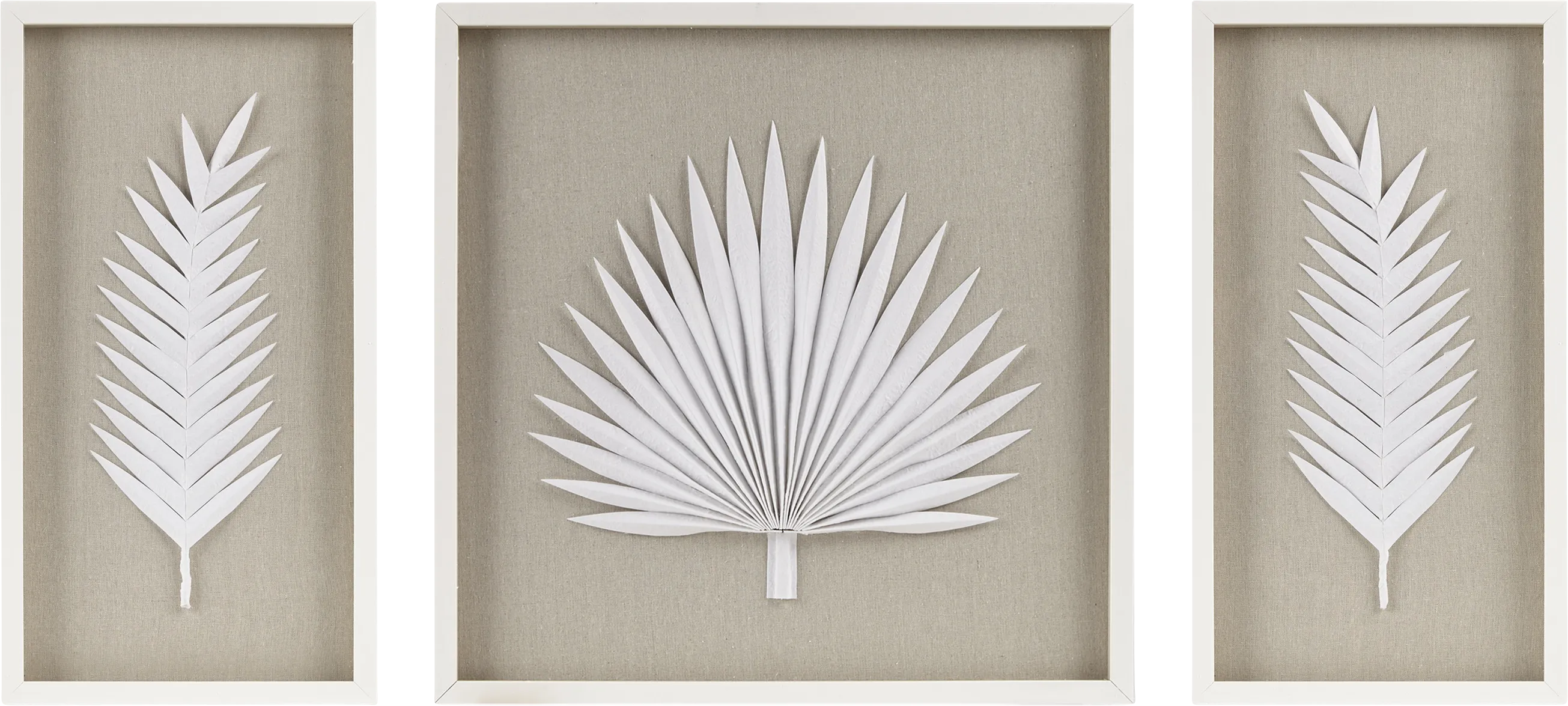 Mapleman Off White Wall Decor, Set of 3 - Thumbnail - Image 1