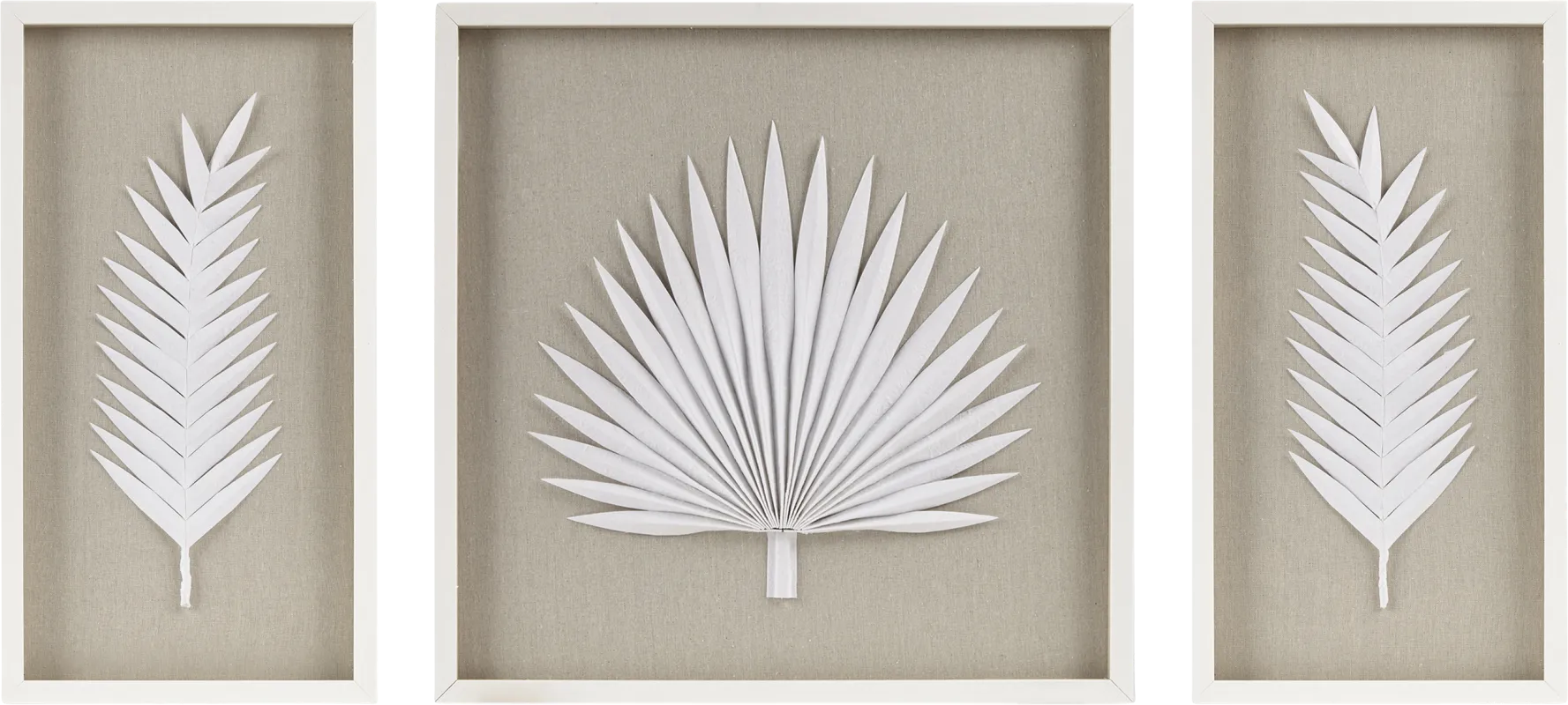 Mapleman Off White Wall Decor, Set of 3