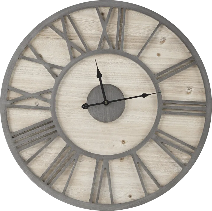 Hogurity Natural Wall Clock