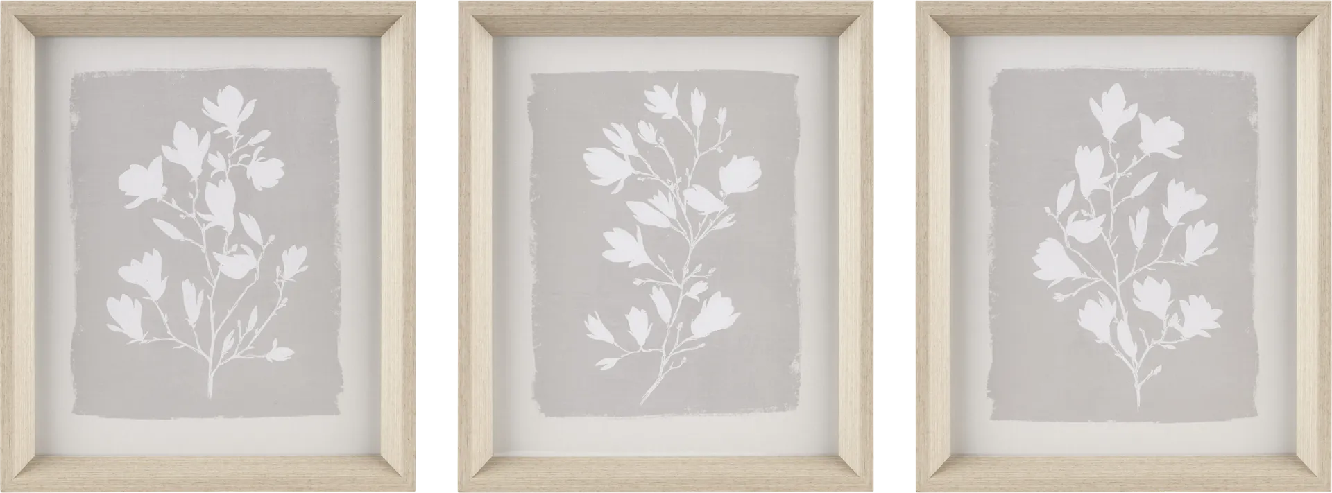 Woodhut Beige Wall Decor, Set of 3 - Image 1