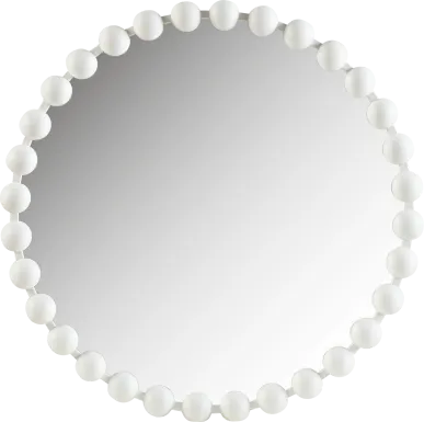 Elecoms White Small Mirror