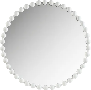Elecoms White Large Mirror
