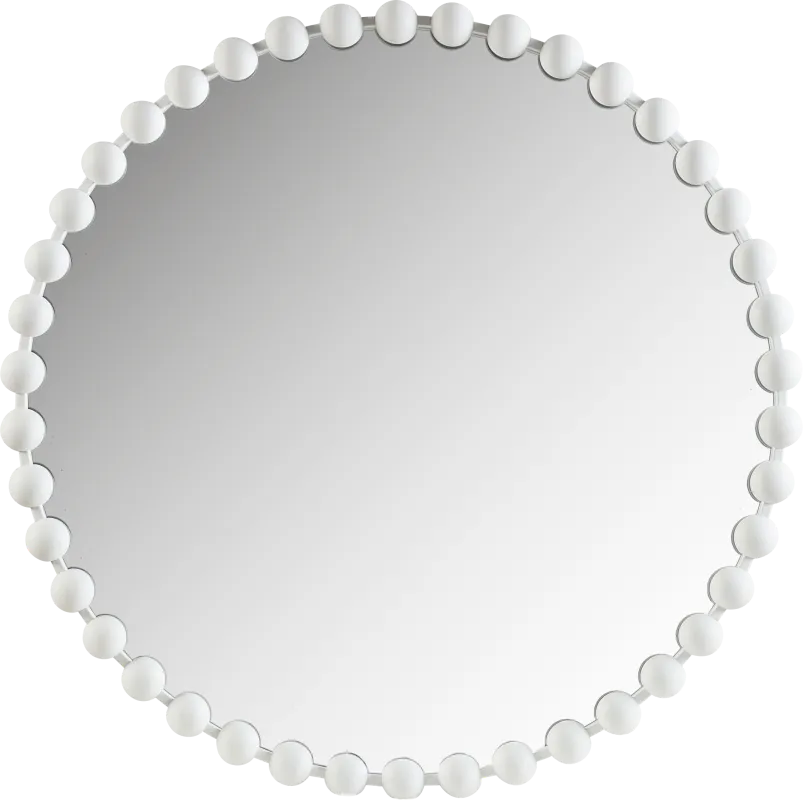 Elecoms White Large Mirror