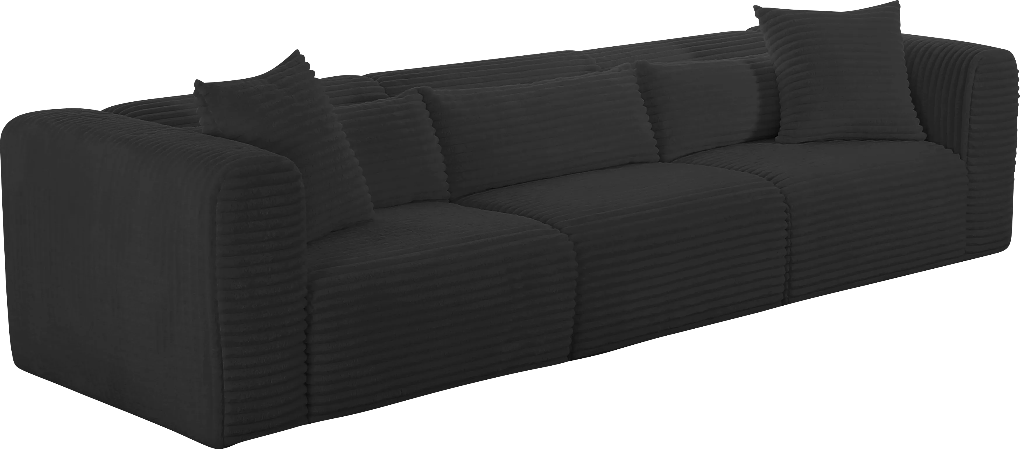Cableswynd Black Sofa - Thumbnail - Image 1