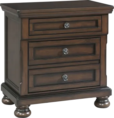 Ascoo Walnut Nightstand