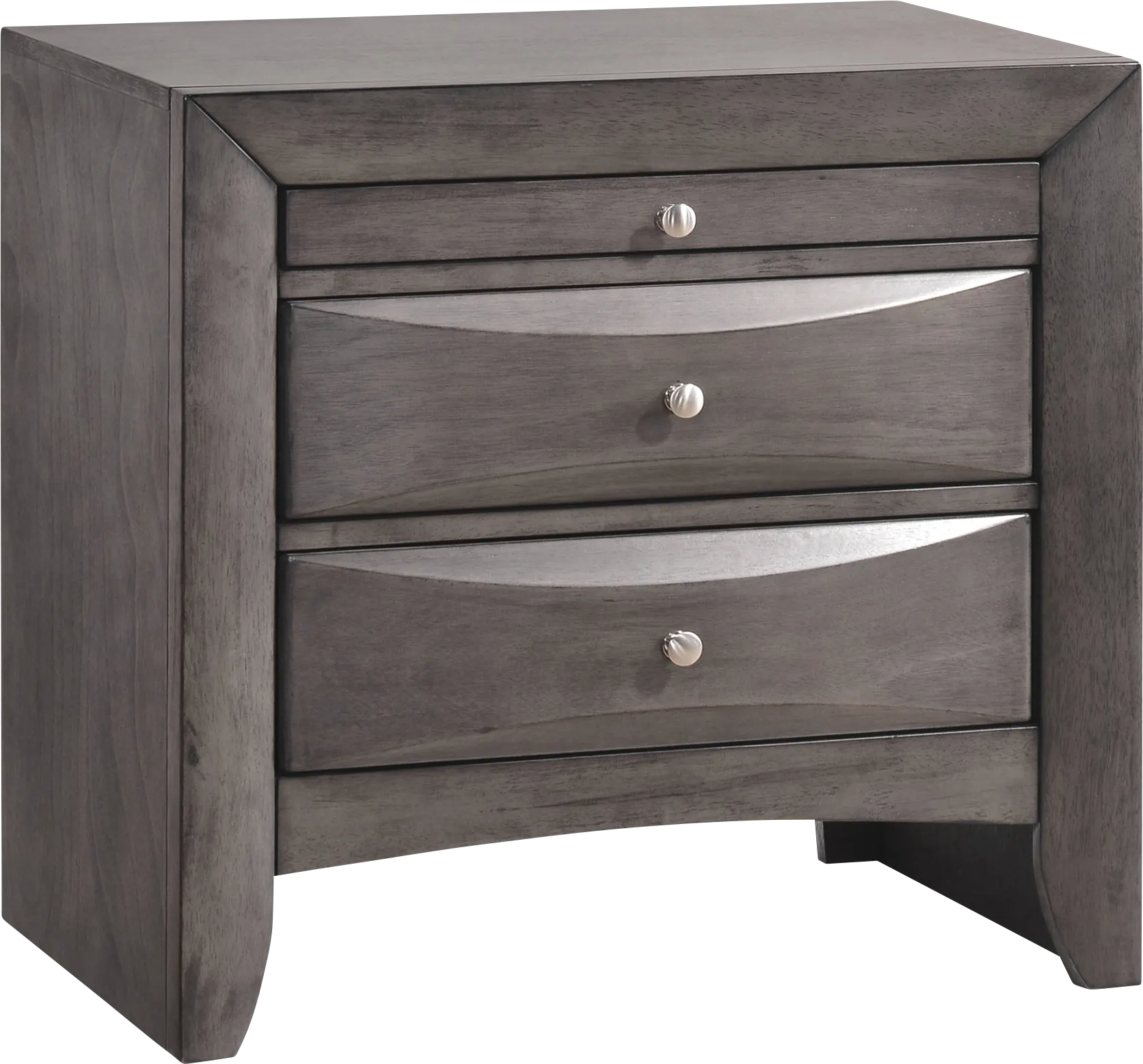 Jimspaces Gray Nightstand - Thumbnail - Image 1