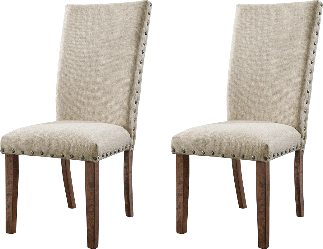 Dalelagoon Cream Side Chair, Set of 2