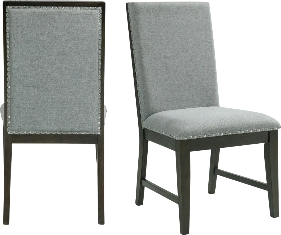 Hammerworth Gray Side Chair, Set of 2